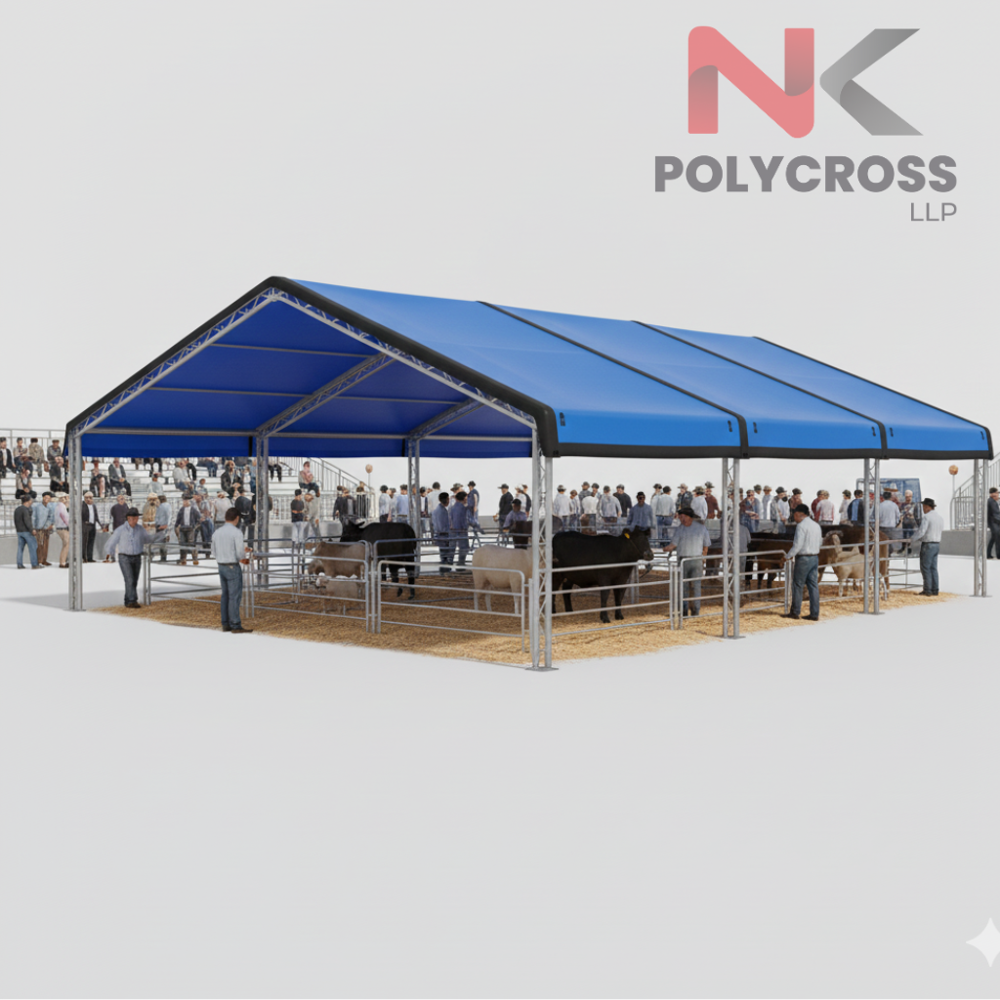 Livestock Exhibition Tent - Color: Blue