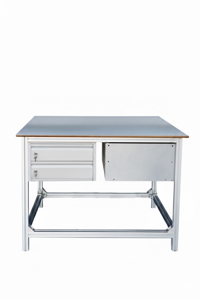 VERTICAL WORKBENCH WITH DOUBLE DRAW UNIT