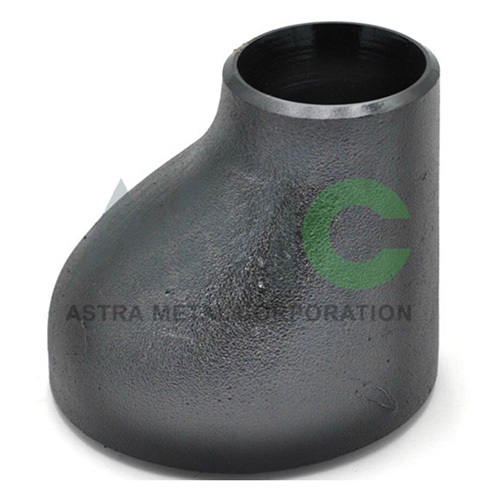 Carbon Steel Eccentric Reducer - Dn50 To Dn1200, Black Painted, Beveled Ends | Astm A234 Wpb, Asme B16.25, Welded Joint, Corrosion Resistant