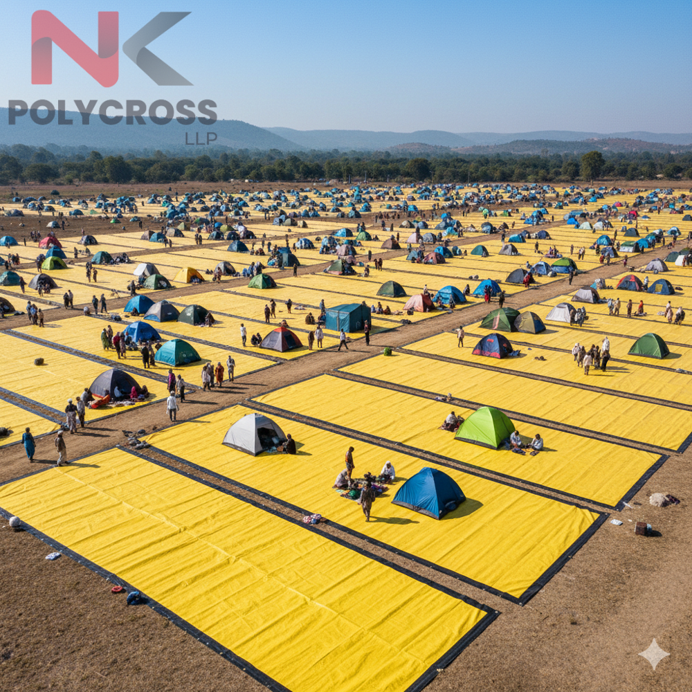 Pilgrimage Camp Sheet - Color: Blue