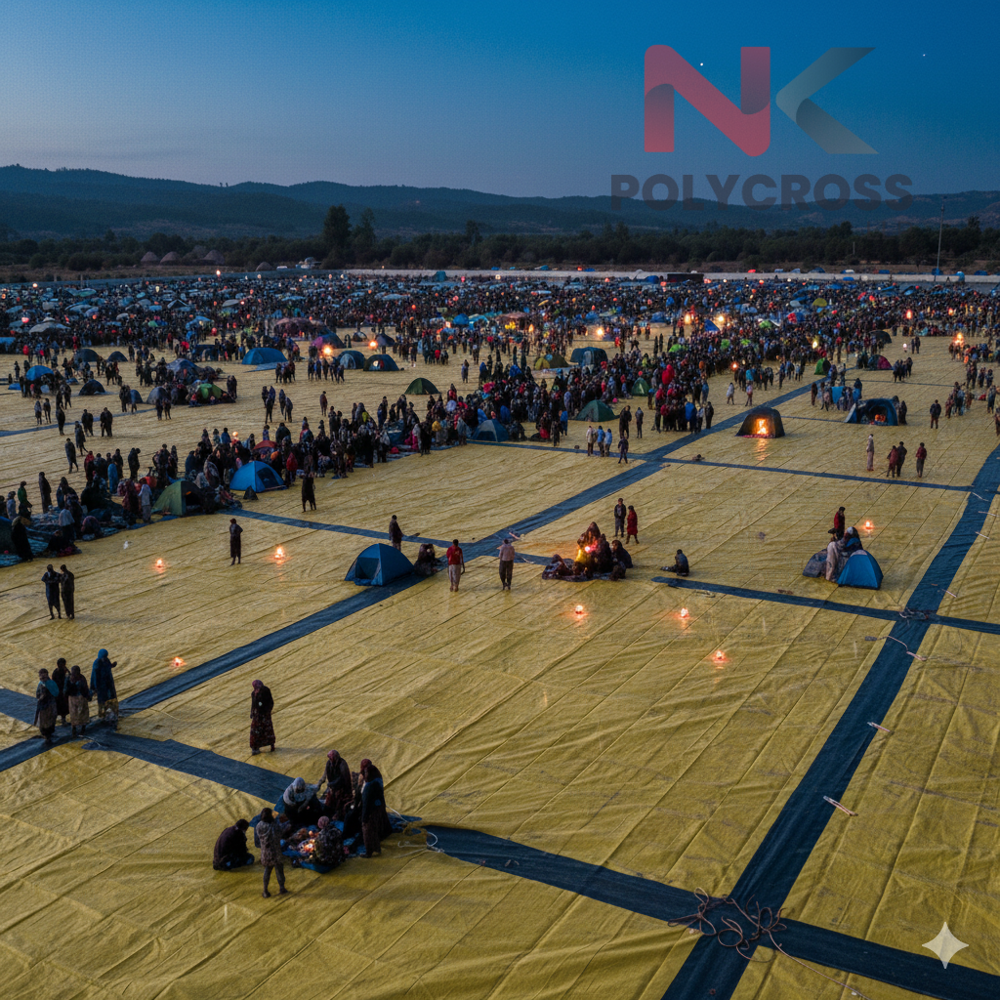 Pilgrimage Camp Sheet - Color: Blue