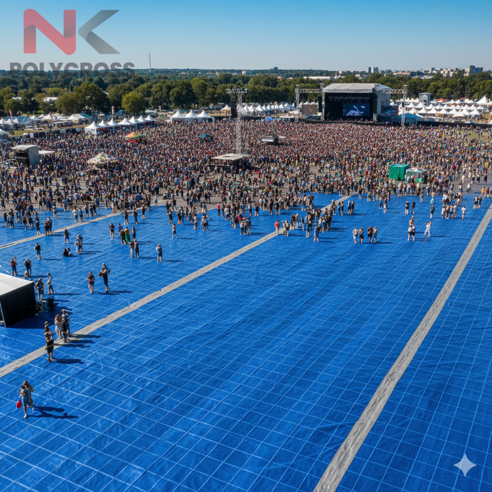 Mega Event Ground Sheet - Color: Blue