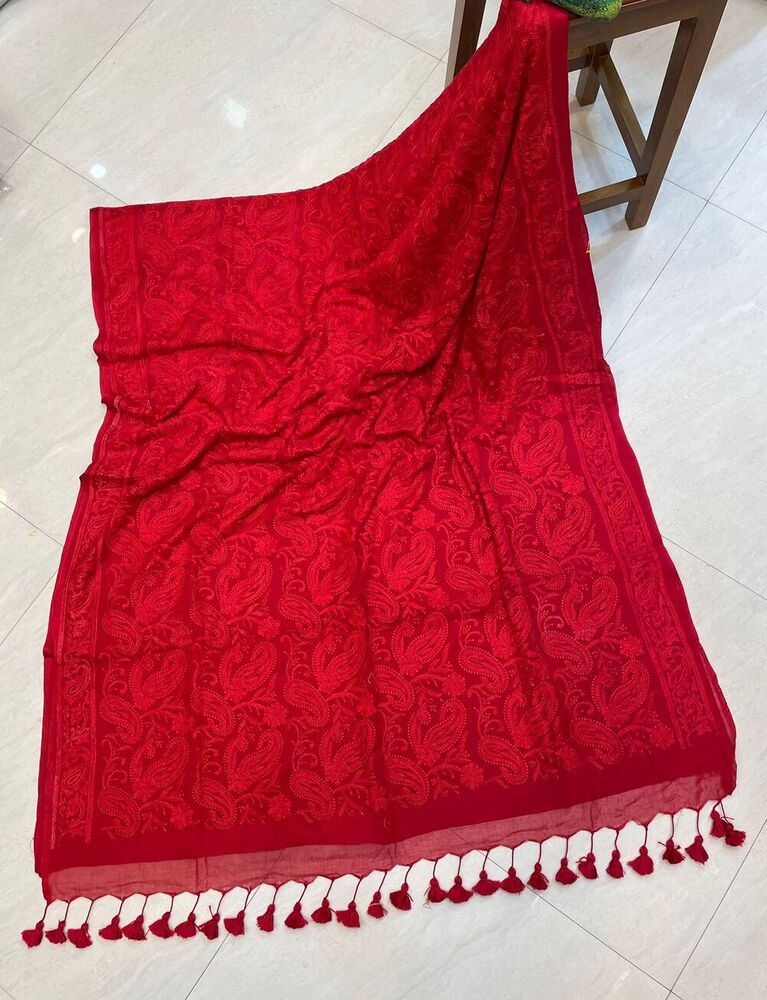 Chikankari Saree