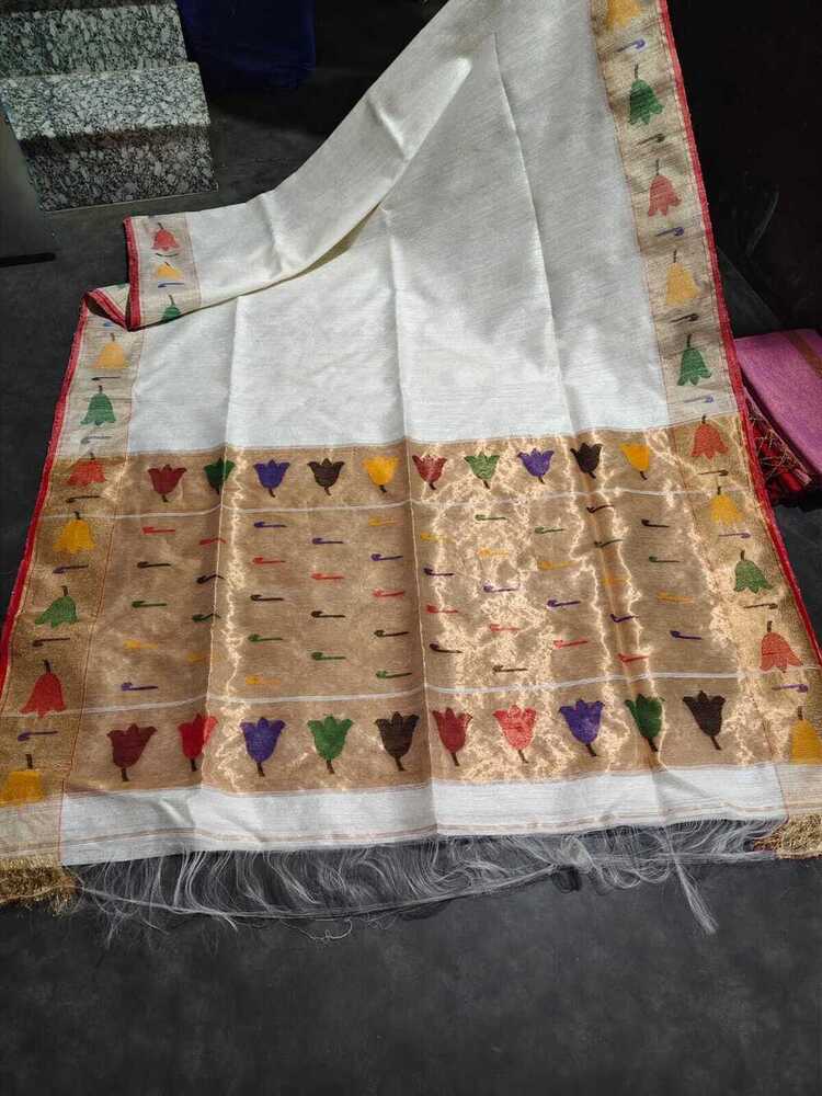 शुद्ध रेशम मिटका साड़ी