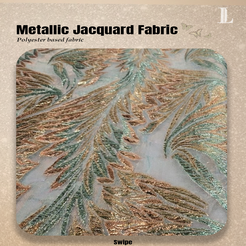 Metallic Jacquard Fabric