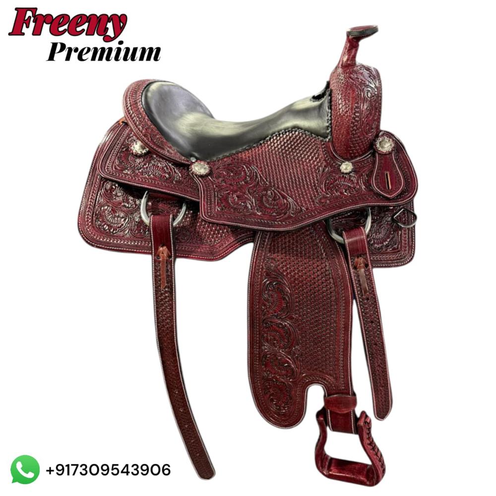 Western Leather Saddle