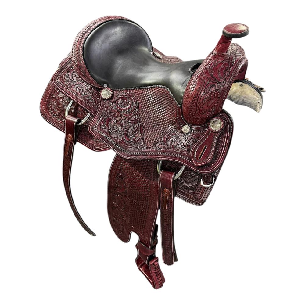 Western Leather Saddle 