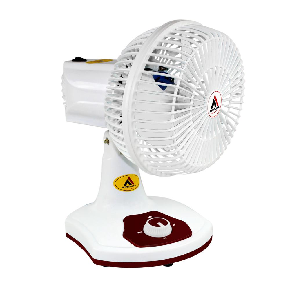 White Wall Cum Table Fan