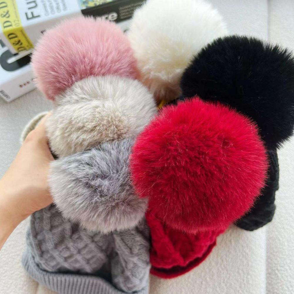 Acrylic Cable Knit Cuffed Unisex Winter Beanie Hat