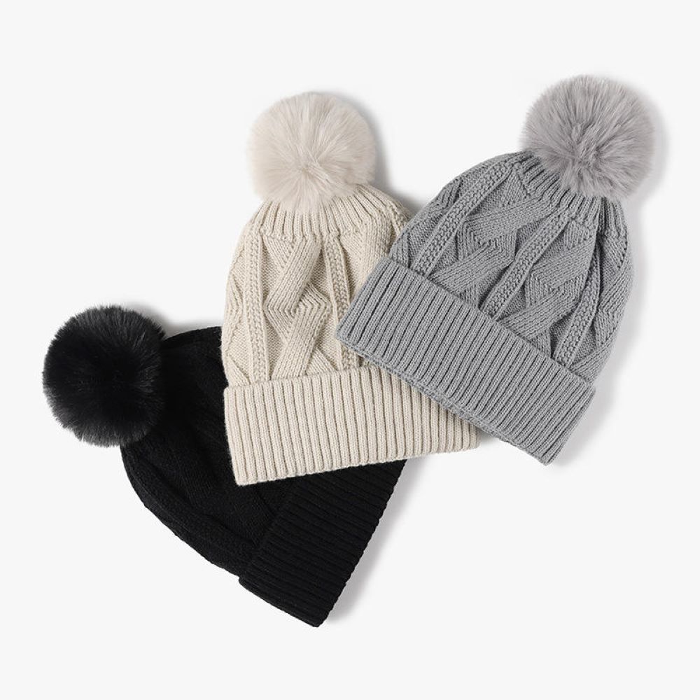 111 Acrylic Cable Knit CUFFed Unisex Winter Beanie Hat