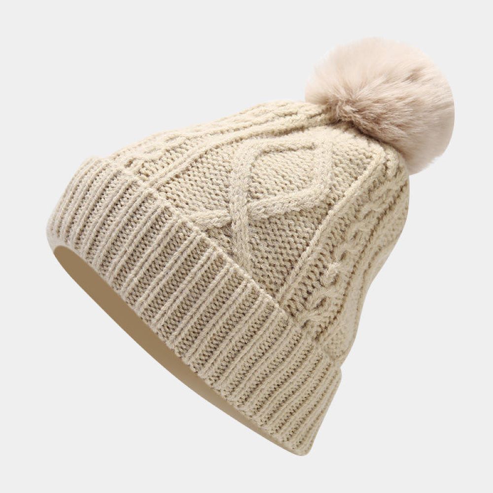 111 Acrylic Cable Knit CUFFed Unisex Winter Beanie Hat