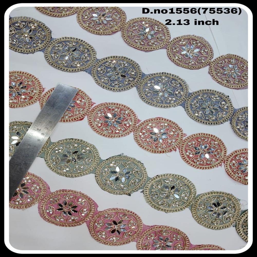 Decorative Zari Zarkan Lace