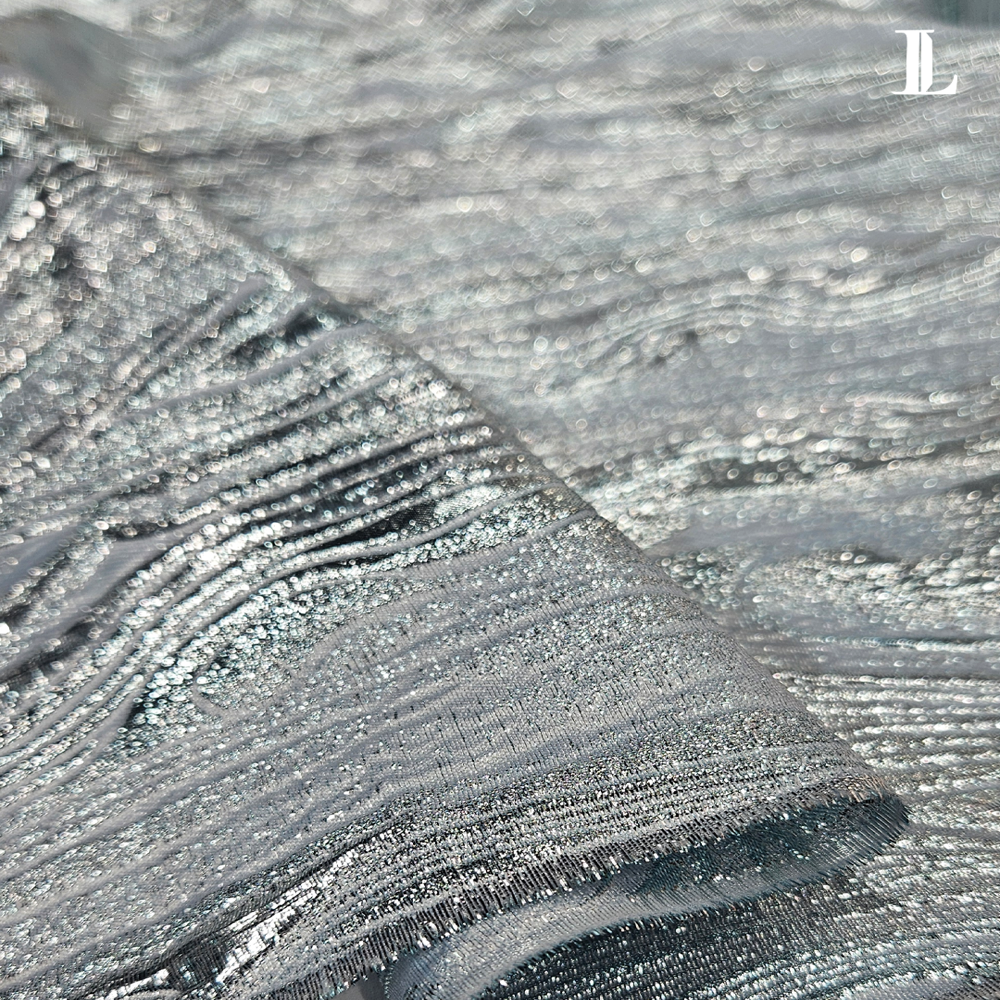 Glitter Jacquard Fabric