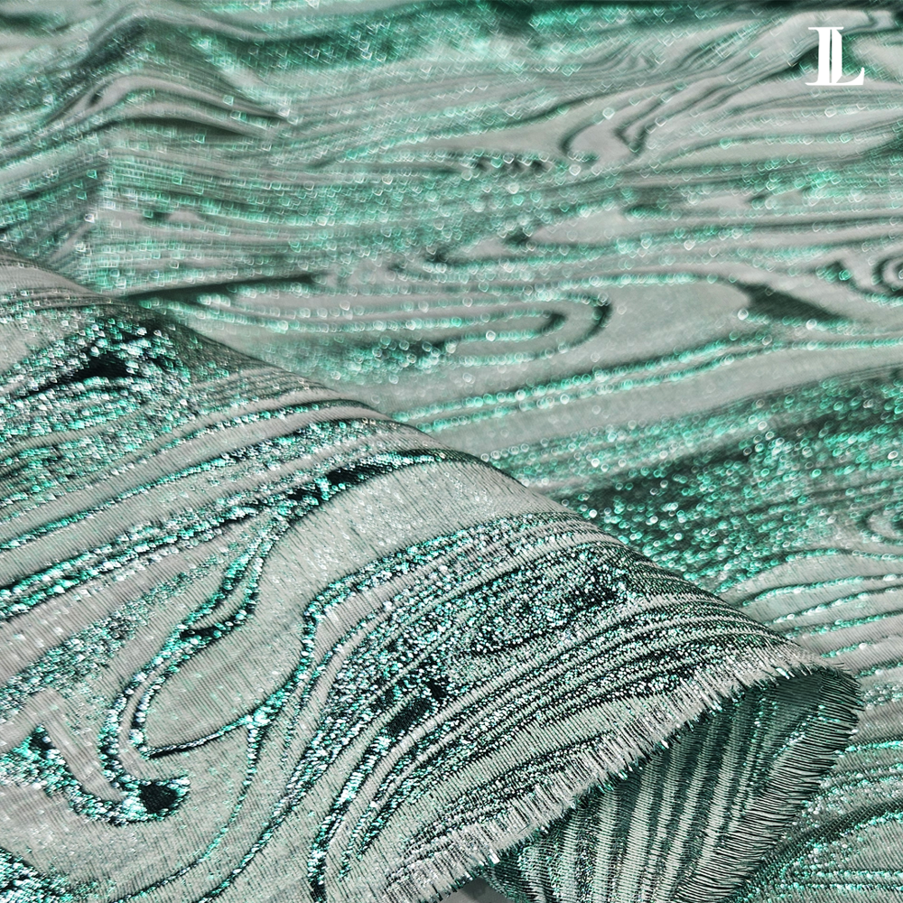 Glitter Jacquard Fabric