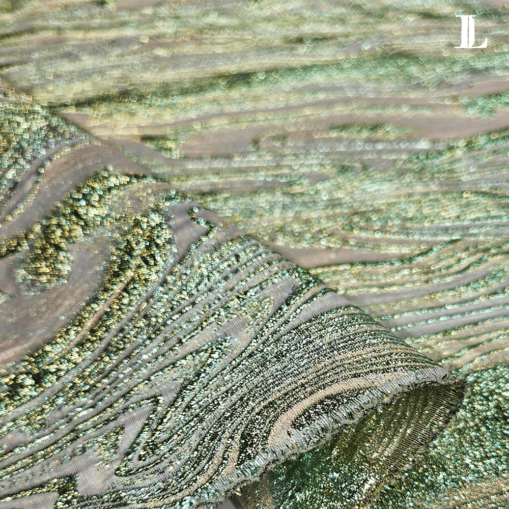 Glitter Jacquard Fabric