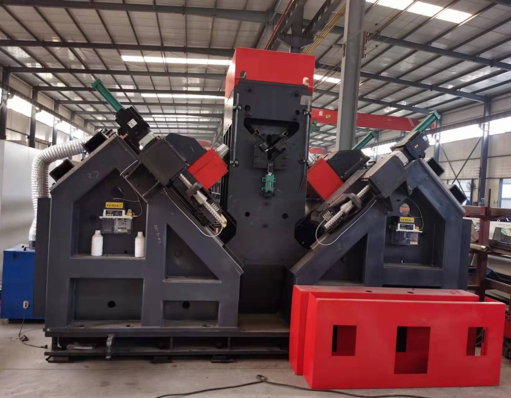 Metal Cutting Industry Cnc Angle Steel Drilling And Marking Machine Tower Construction - Feature: Low Energy Consumption