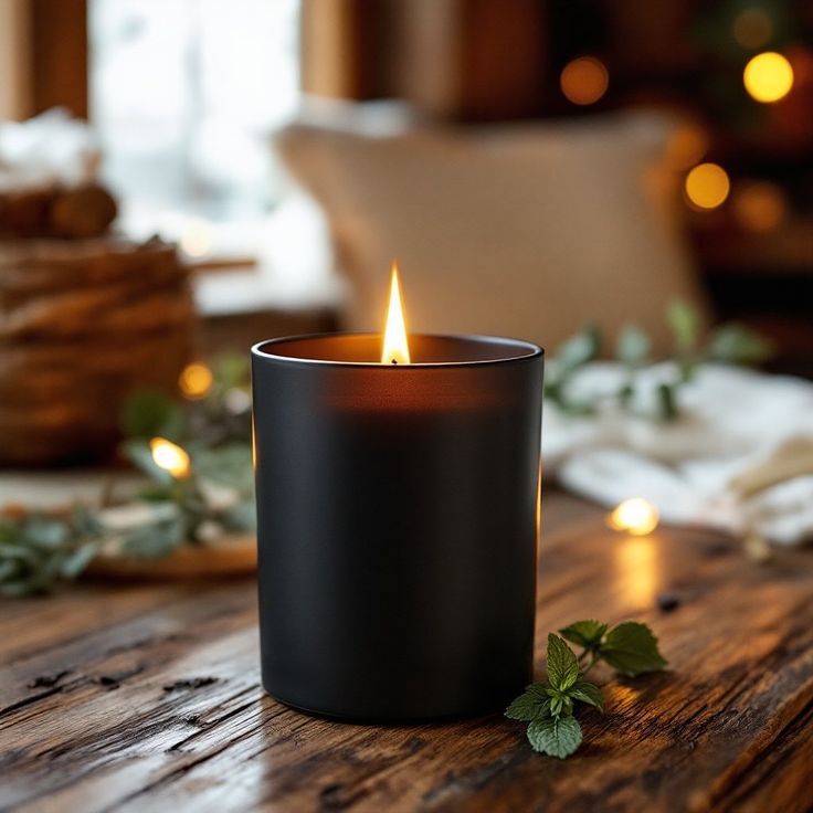 Black Jar Candle