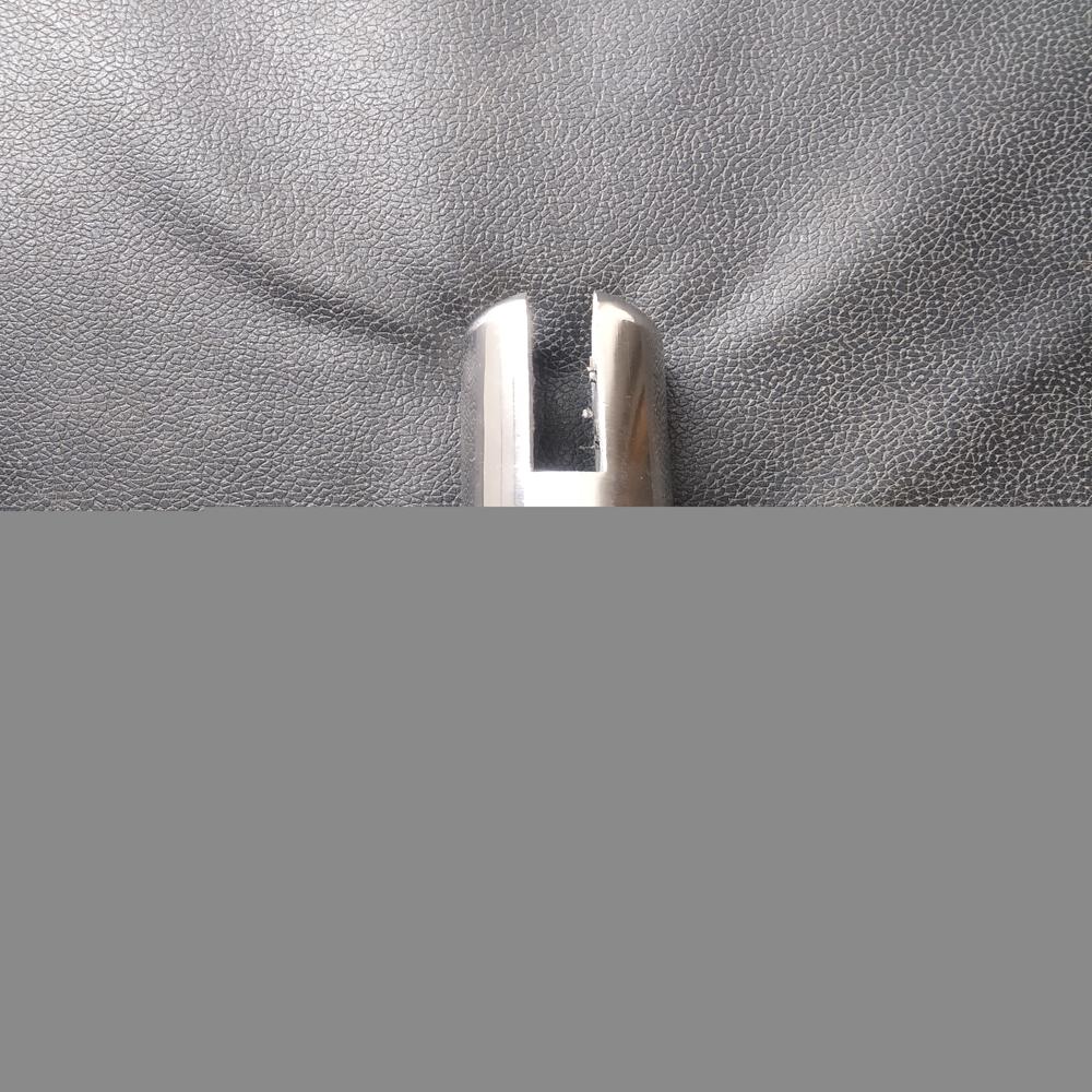 SS 4 inch Round glass Railing Spigot