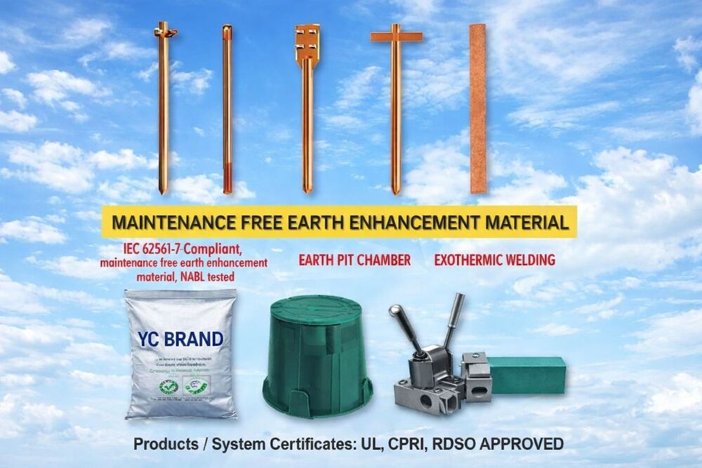 maintenance free earthing set