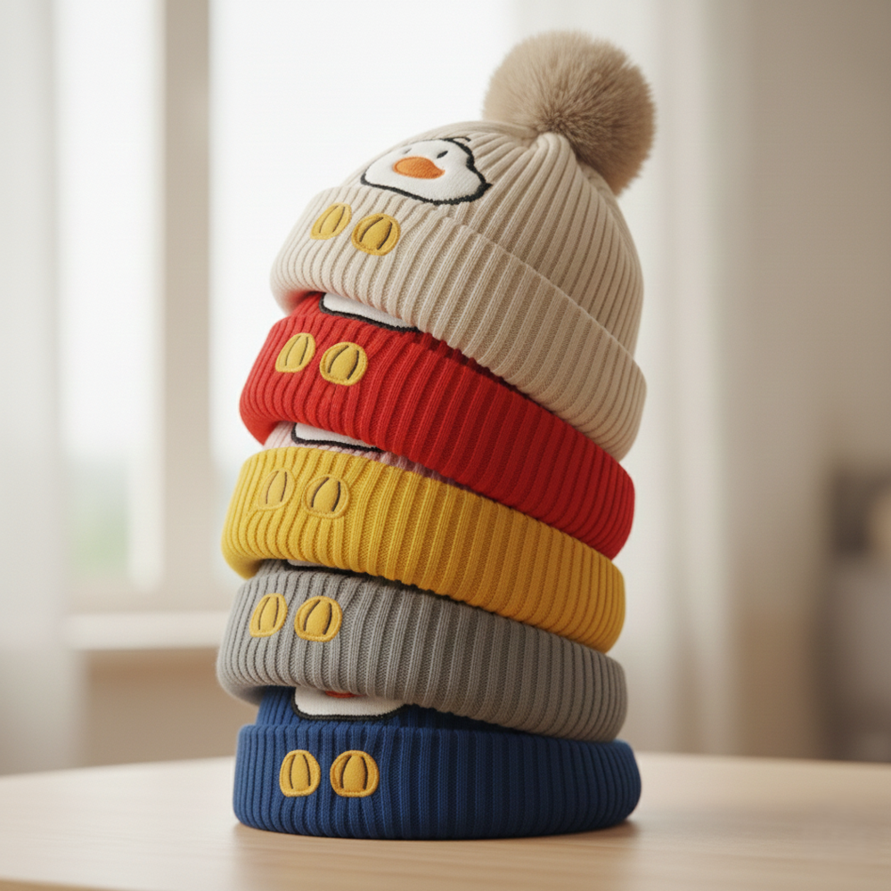 Multicolor Soft Touch Beanie Hat - Age Group: Kids