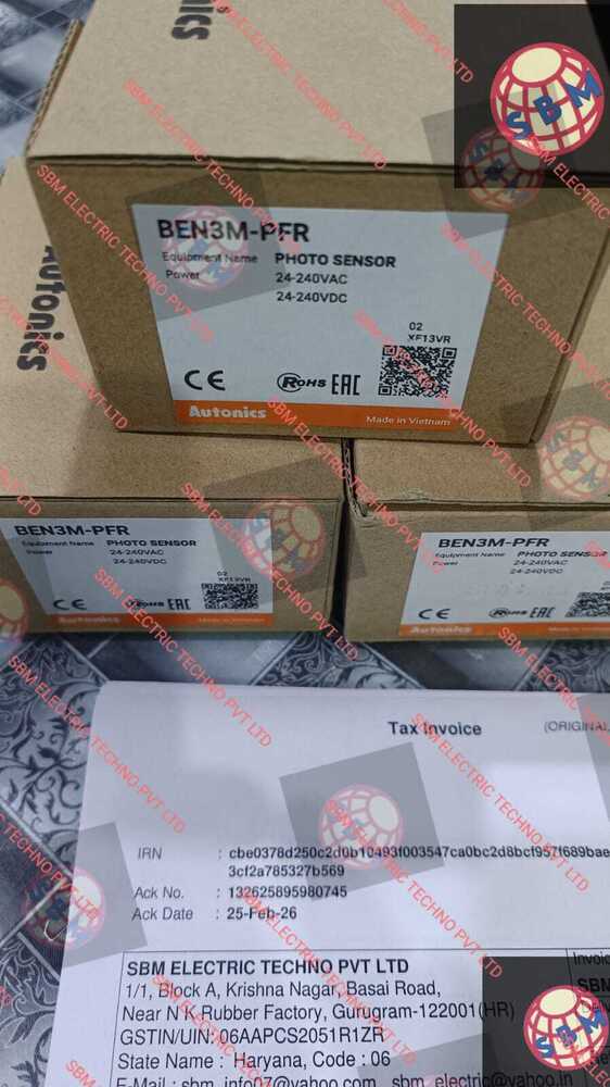 AUTONICS PHOTO SENSOR, BEN3M-PFR