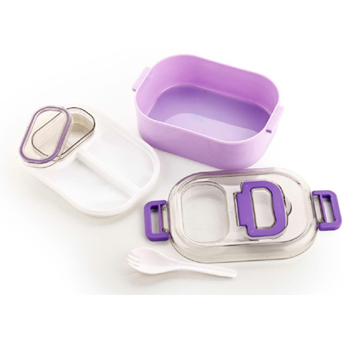 550ml Purple Plastic Lunch Box