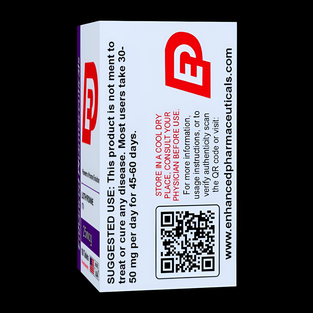 Enhanced Pharma T3, 25mcg, 100 Tabs