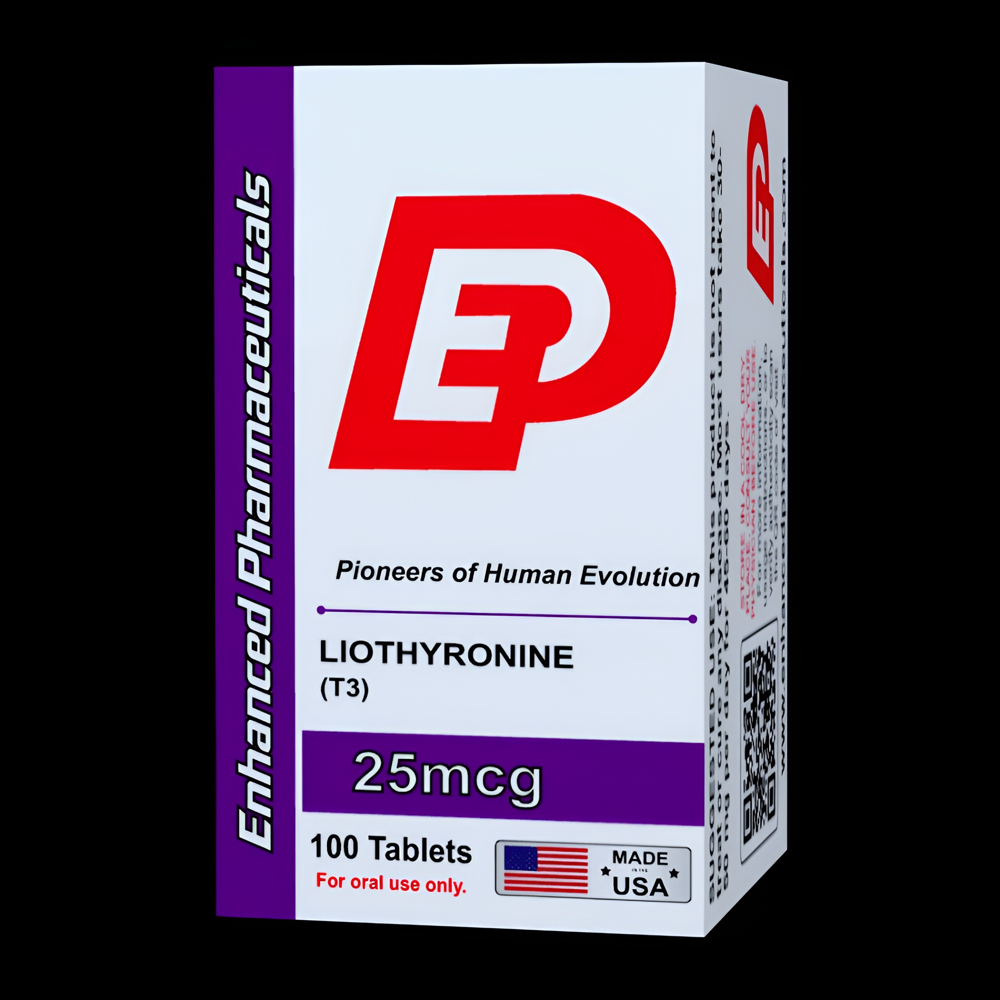 ENHANCED PHARMA T3, 25MCG, 100 TABS