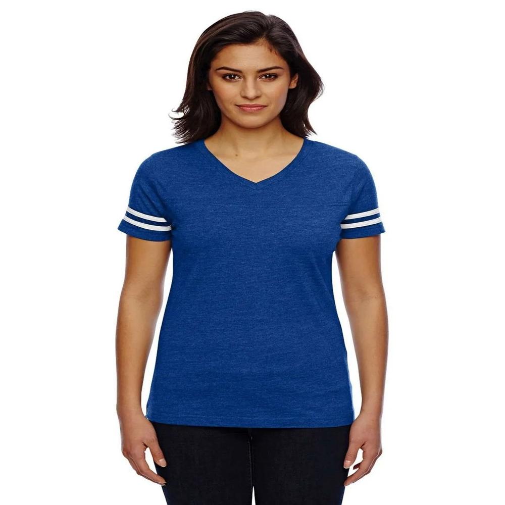 W13467 LAT Ladies V-Neck Tops