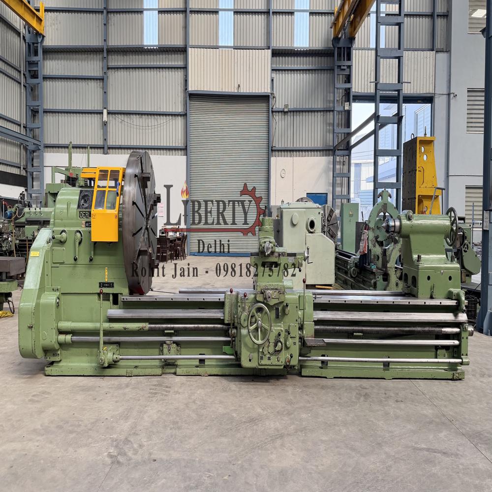 Oerlikon Switzerland 4000 mm Length Heavy Duty Lathe Machine