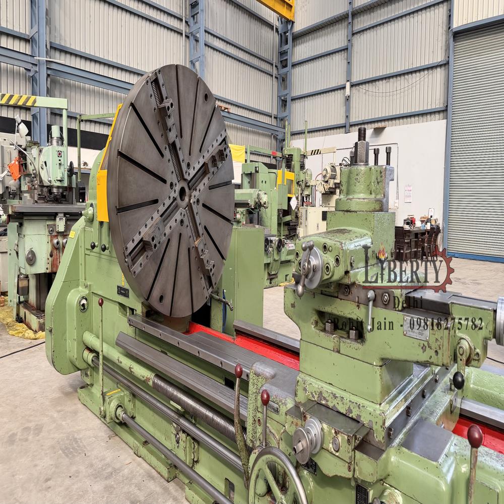 Oerlikon Switzerland 4000 mm Length Heavy Duty Lathe Machine