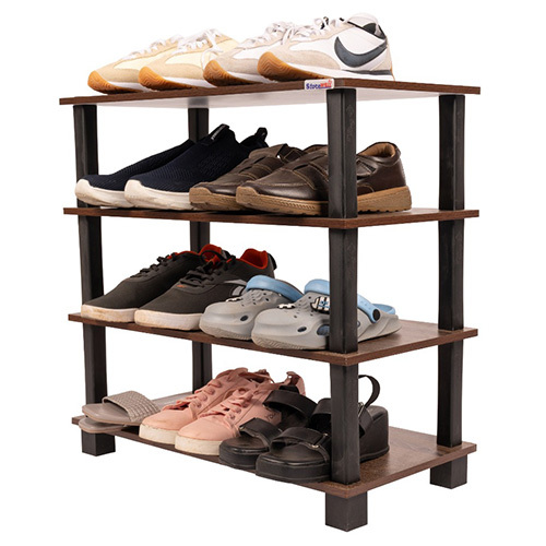 4 Tier Wooden Slipper Stand