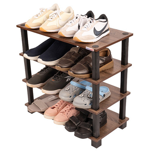 4 Tier Wooden Slipper Stand