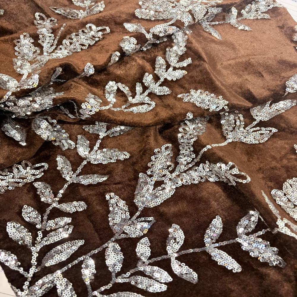 Velvet Embroidery Fabric