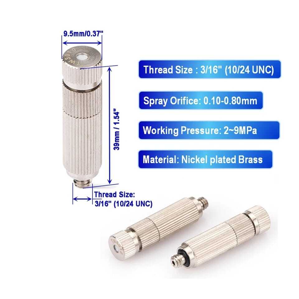 High Pressure Fog Mist Nozzles
