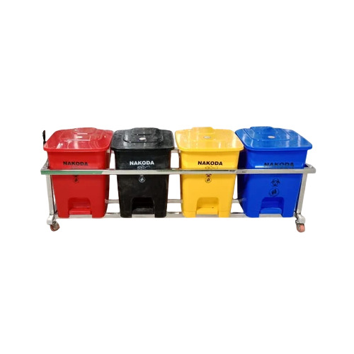 Bio Medical Dustbin Trolley