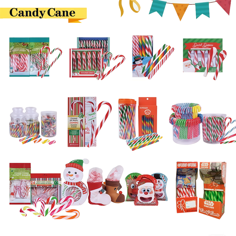 Colourful Lollipop Candy Cane / Festival Christmas Candy Cane