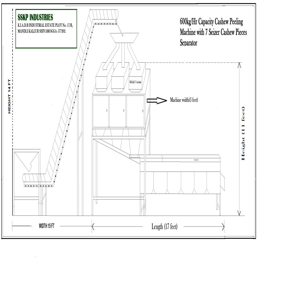 Cashew Elevator Machines - Material: Ms