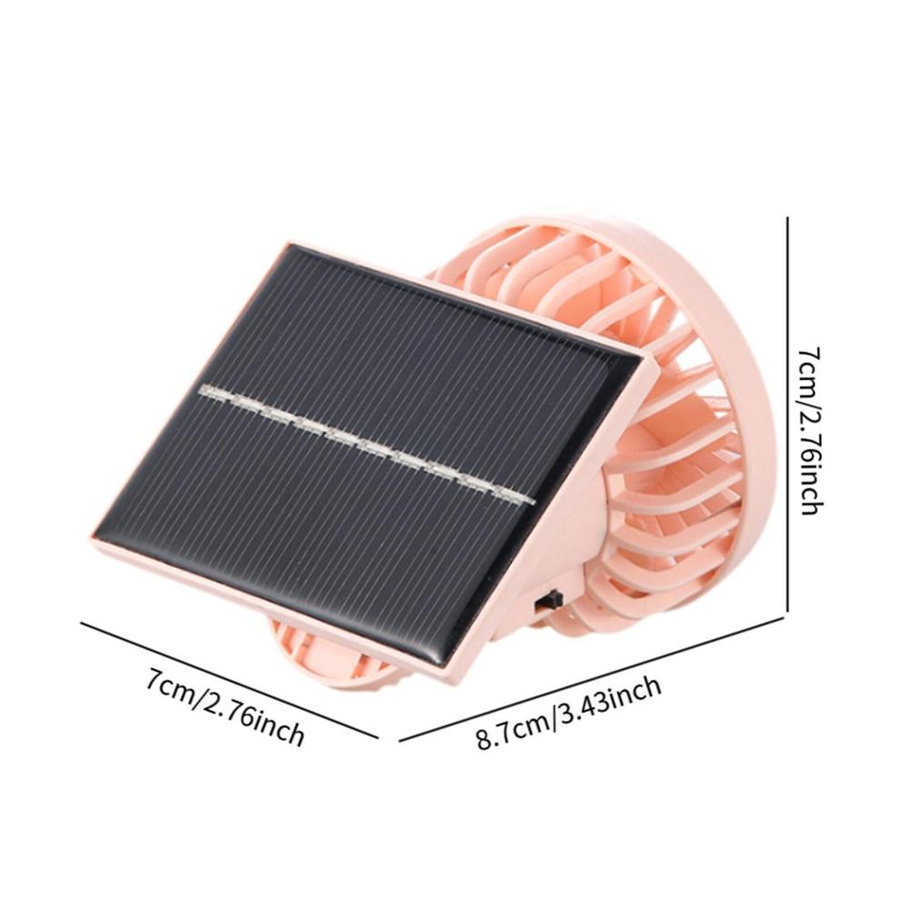 Solar Usb Fan - Cable Length: 1 Meter  Meter (M)