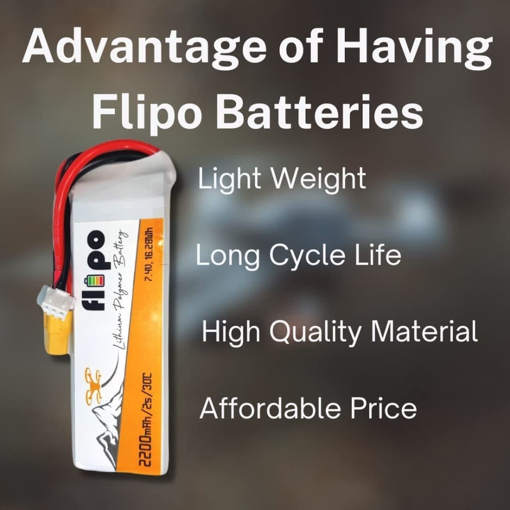 Flipo 850mAh 3S 30C-60C LiPo Battery