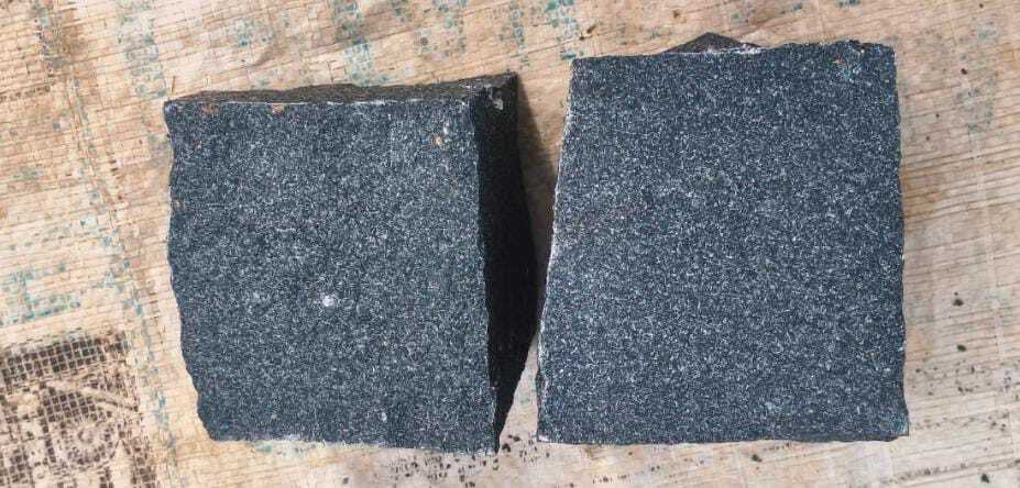 Black granite coble