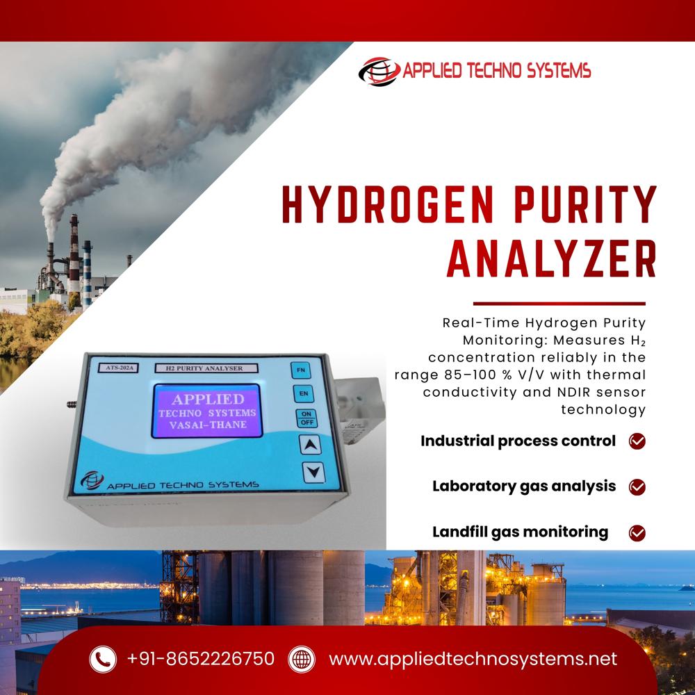 Online Hydrogen Gas Purity Analyzer Model ATS 202A