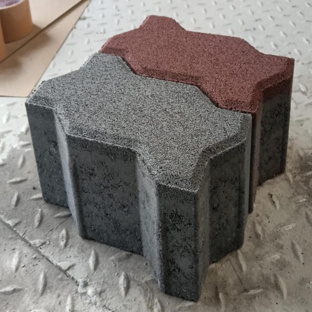 Concrete Paver Block - Shape: Zig- Zag
