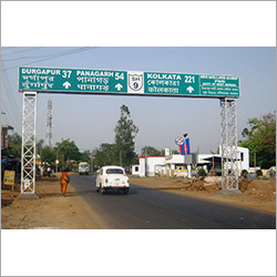 ओवरहेड गैन्ट्री संकेत बोर्ड