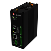 Industrial LoRaWAN gateway with 4G/LTE and Edge Computing.