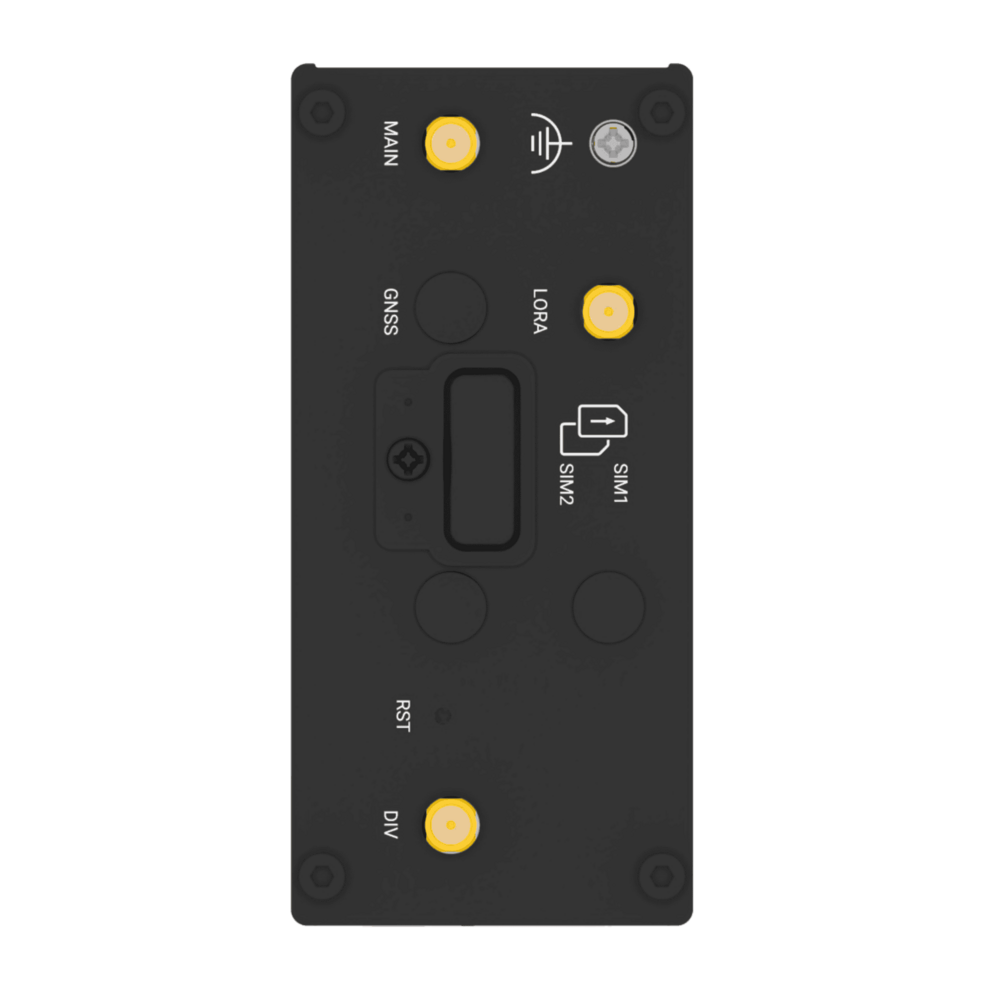 Industrial LoRaWAN gateway with 4G/LTE and Edge Computing.