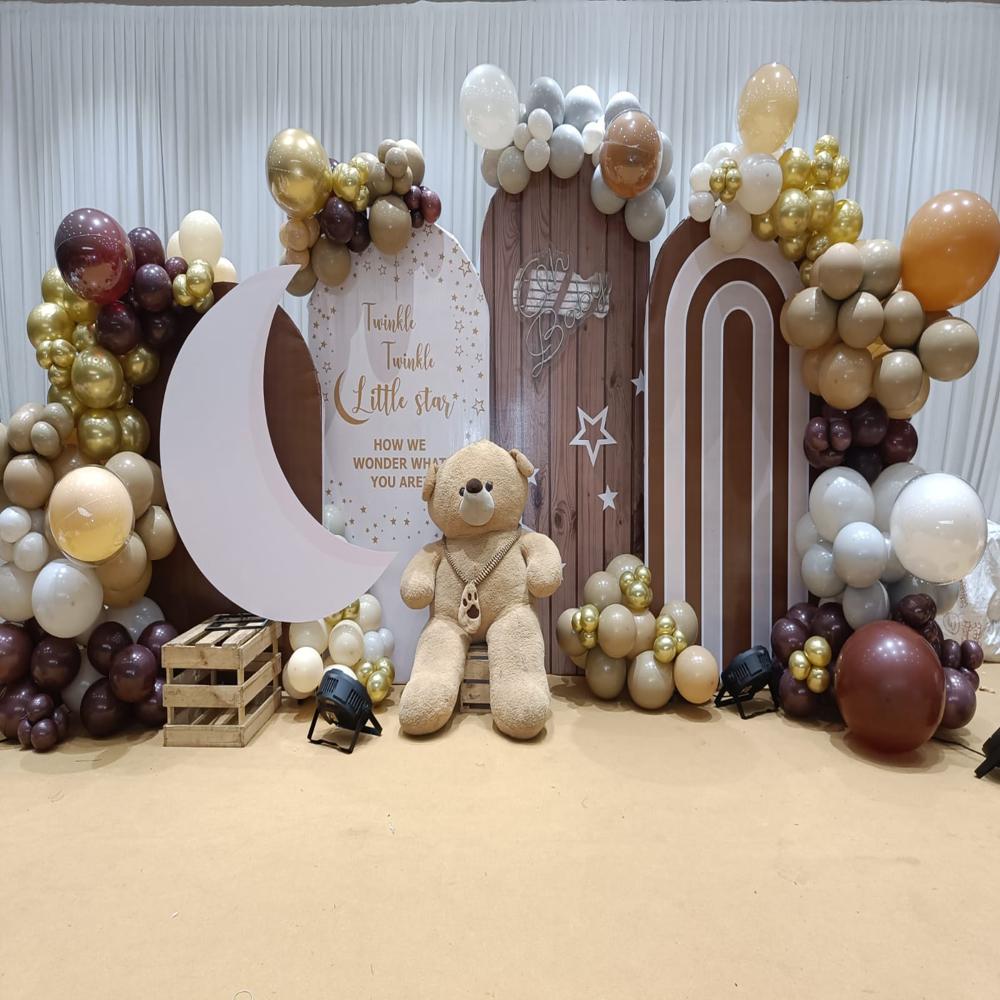 Rustic Moon-Themed Baby Shower Decoration