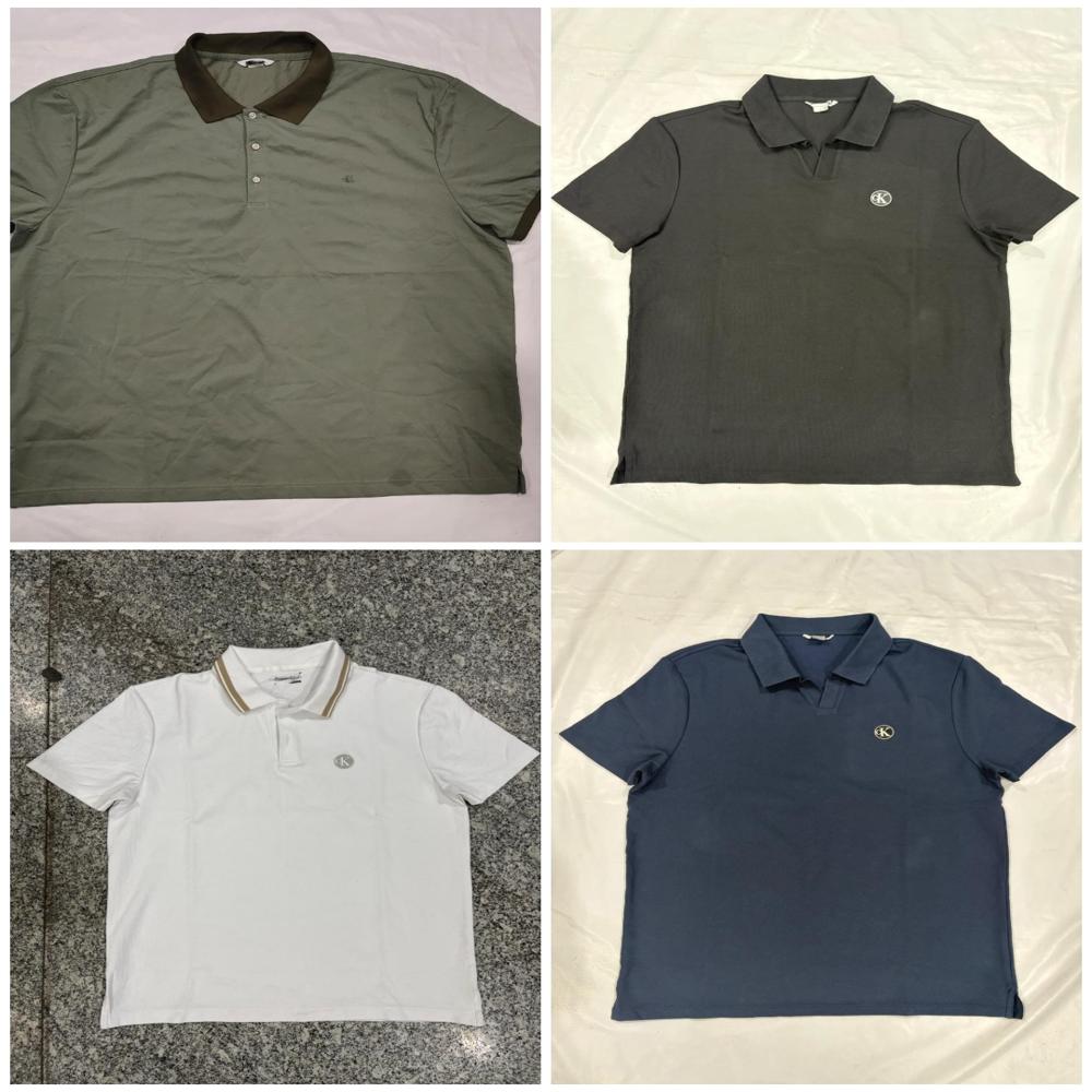 M11532 Calvin Klein Mens Collar T-Shirts Assorted