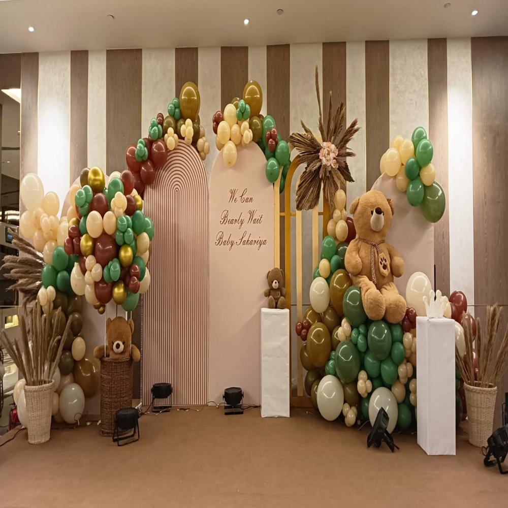 Rustic Teddy Bear Baby Shower Decoration