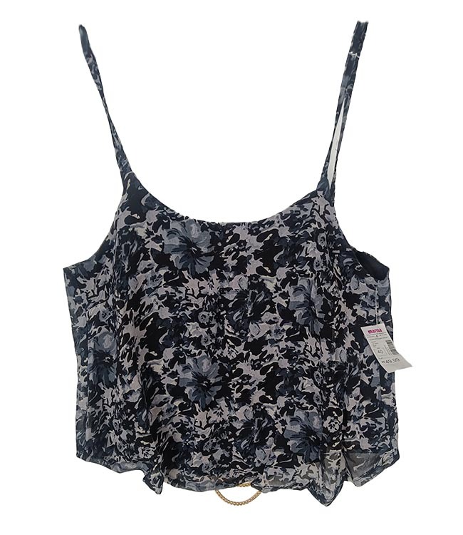 W13471 Marisa Ladies Fancy Tank Top With Inbuild Lining - Color: Multi